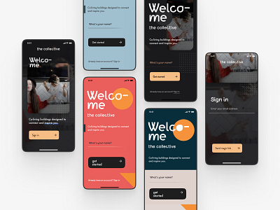 Onboarding app clean digital design ios iphone iphone x mobile onboarding sign up signup ui