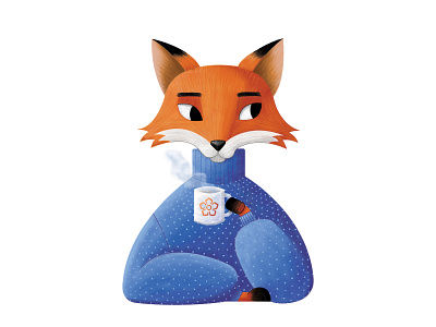 Show us where you live animal character design city colours digitalart drawing fox illustration illustrator leicester riddle sweater