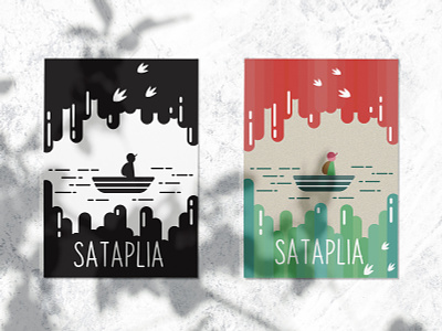 Sataplia cave poster design 2d abstract art design flat flatstyle illustration minimalist poster poster art poster design