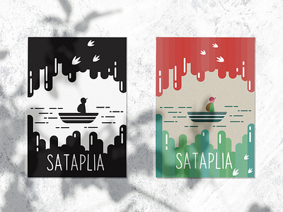 Sataplia cave poster design