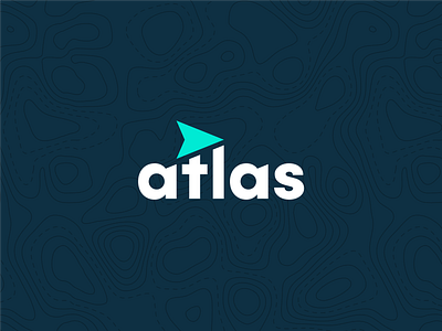 Atlas Branding arrow brand identity design branding consulting icon set location logo modern navigate topography typogaphy