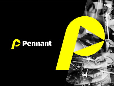 Unchosen Brand Direction for Pennant brand design brand identity brand identity design branding flag logo modern pennant yellow