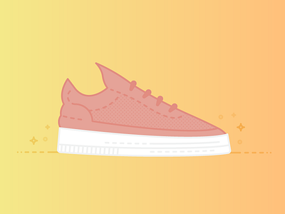 Shoe Series Part 3 amsterdam gradient orange pink shoes sneakers syle