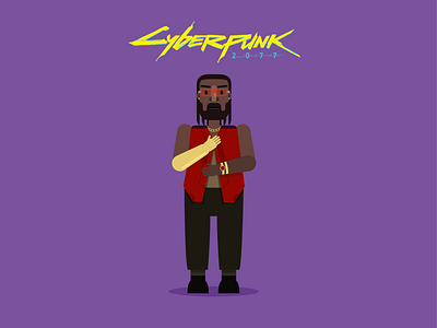 Dexter DeShawn - Cyberpunk2077 cool style cyberpunk cyberpunk2077 deshawn design dexter funart great illustration vector