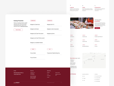 Unifet - company website design fat production horeca ui web