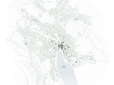 Age of buildings in Zurich cartography data visualization design geography map mapping maps svg urban vector