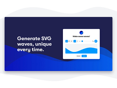 Get Waves plugin for Figma background blue design figma figmadesign generative generative design generator svg ui ux waves