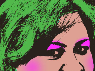 Andy Warhol Meets Photoshop photoshop silkscreening