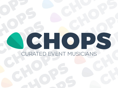 Chops Brand Identity chops flat colors identity logo music musicians startup