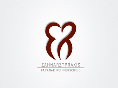 Logodesign - Zahnarztpraxis dentist illustrator initialen logo logodesign photoshop zahn zahnarzt