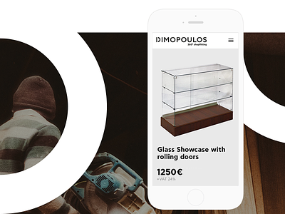 Dimopoulos Website architecture celan corporate interior landing minimal product ui ux website