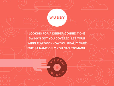 Wubby 4 U illustration interactive sexy valentines day web
