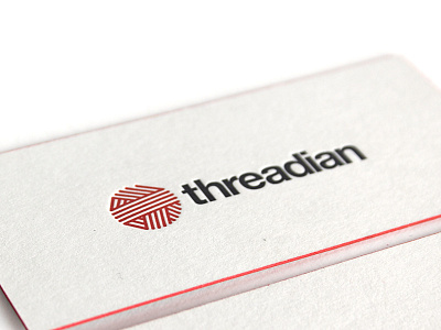 Threadian identity letterpress print