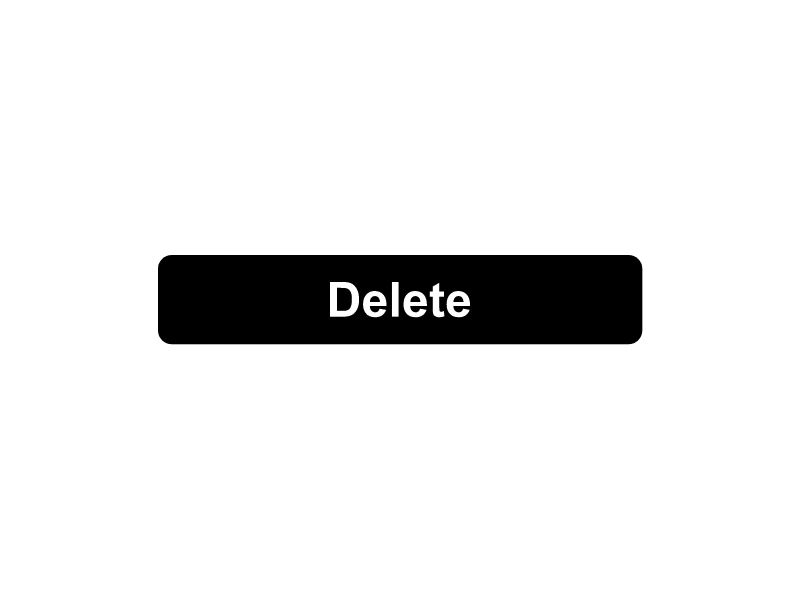 Delete Button UI ui ux
