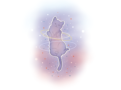 Space Cat art artist artwork design illustration
