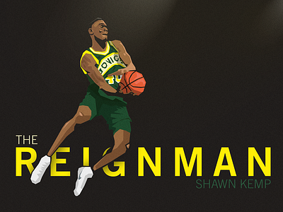 Shawn Kemp dunk nba reignman shawn kemp slam