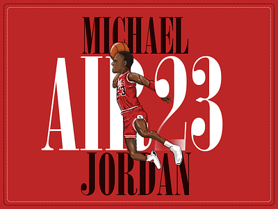 Air Jordan 23 drawing jordan michael procreate