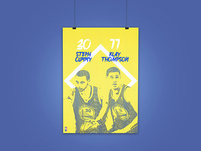 NBA Poster Golden State Warriors golden state klay thompson nba poster steph curry
