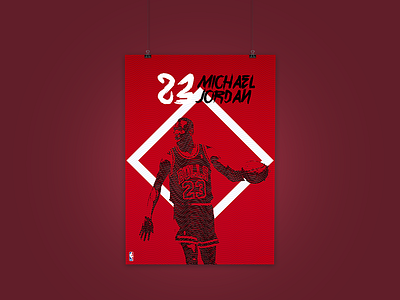 NBA Poster Michael Jordan