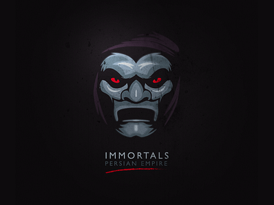 Immortals 300 brand branding immortals logo mark persian empire