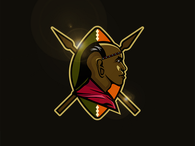 Massai Logo branding ci logo massai warrior