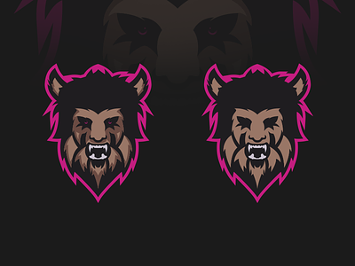 Werewolf face logo sportslogo teamlogo werewolf