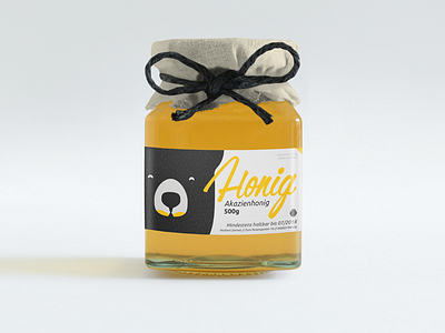 Honey Label honey jar label