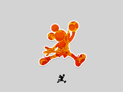 Air Mickey basketball jordan jumpman mickey mouse