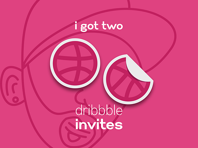 2 Dribbble invites