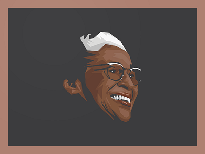 Rosa Parks face illustration portrait rosa parks simple vector