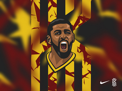 Kyrie Irving cleveland cavaliers illustration kyrie irving