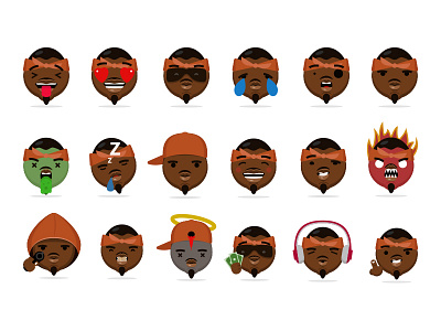 American Gangster Emojis by keevisual on Dribbble