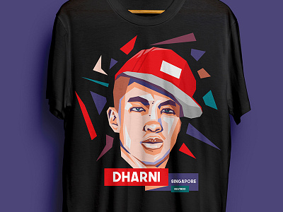 Dharni Beatboxer beatbox dharni face shirt singapore t shirt