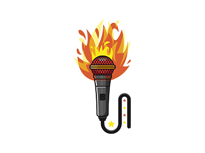 Microphone Ignitor fire flame mic micro spitting