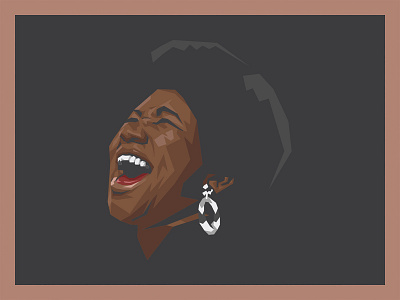 Aretha Franklin arethafranklin face illustration vector vectorportrait