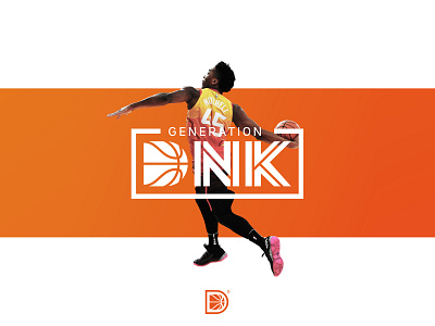 Generation Dunk basketball concept dunk logo slam