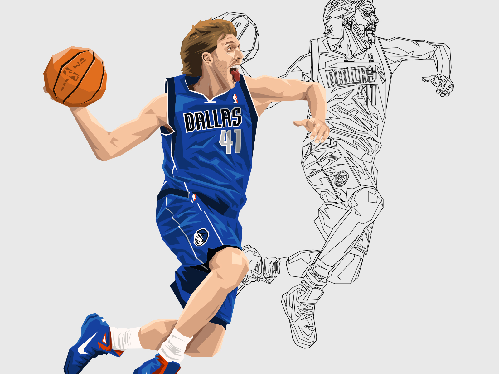 Dirk Nowitzki By Keevisual On Dribbble