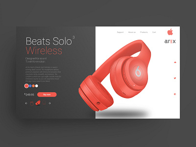 Beats Website apple apple pencil apple watch beats branding design flat illustration iphone 10 logo ui ux website