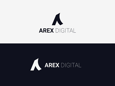 Arex Digital Logo Design animation branding design flat illustration logo typography ui ux vector