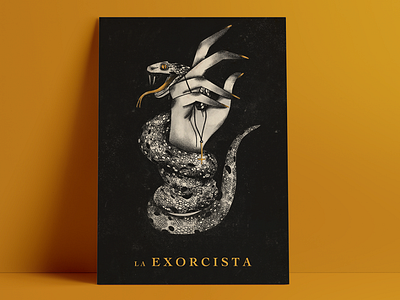 La Exorcista design horror horror movie illustration movie movieposter poster poster art poster design terror