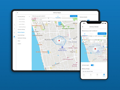 Delivery Map delivery app grocery store mobile design online shopping order responsive responsive design ui ui design