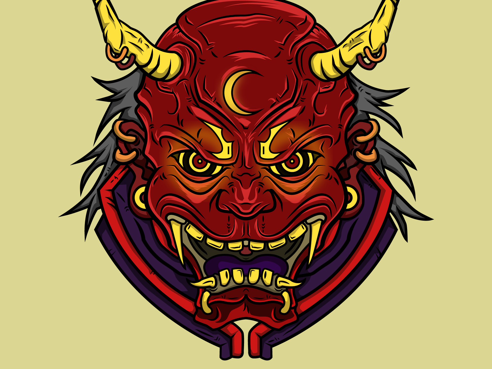 Oni's. Иконка Oni. Демон они аватарка. Oni Mask без фона. Демон они аватар.