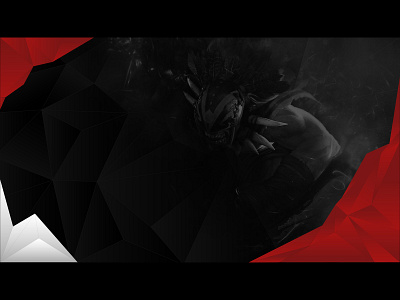 Background design (DOTA 2 VERSION) after effect background banner debut design dota esport photoshop