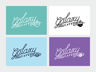 Galaxy Cafe Logo Exploration