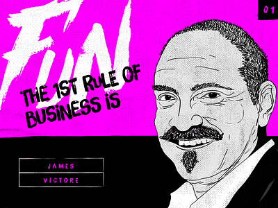 The First Rule of Business is Fun! create daily daily doodle daily quotes designer quotes famous designer famous designers james victore legendary designers made for fun moon bear design studio quotes to live by