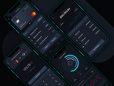 Nova Crypto Card - UI Kit app bank card crypto cryptocurrency debit card design kit ui wallet