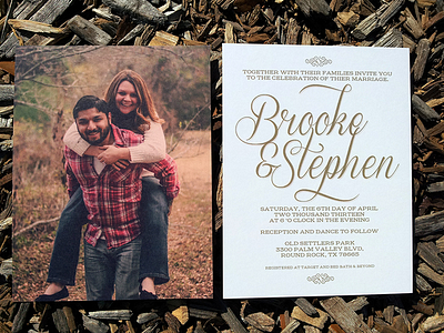 Wedding Invitations custom design invitations married paper photography print rsvp type uncoated wedding