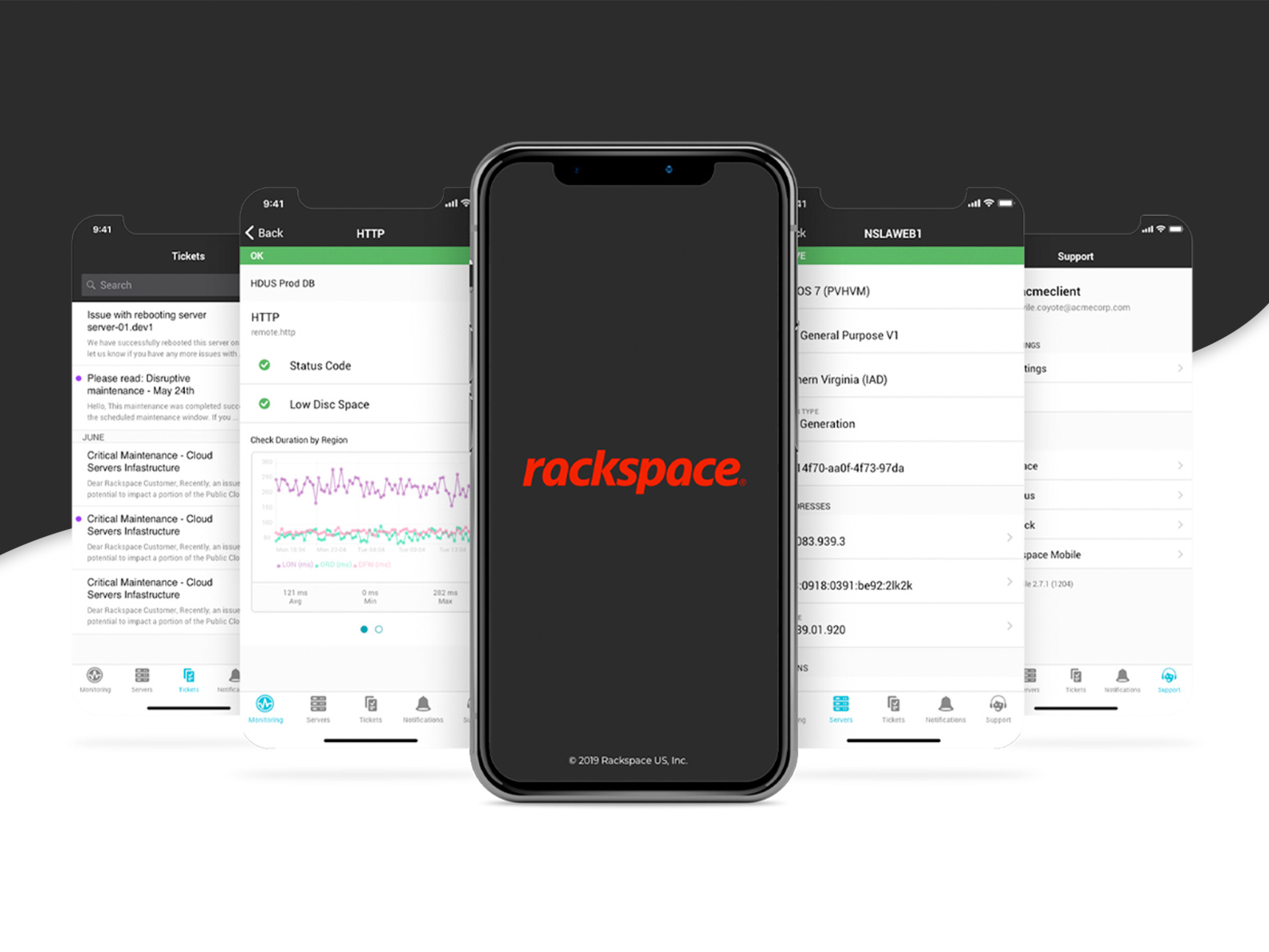 Rackspace Mobile App Redesign by Daniel Maldonado on Dribbble