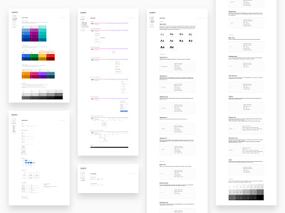 Rebrand Style Guide branding color components elements navigation rebrand style guide typography ui ux webdesign website