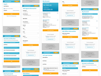 Reset Password UI application apply forms login mobile password reset responsive sign up ui ux